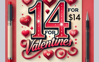 Celebrate Valentines With Us – 14 for $14